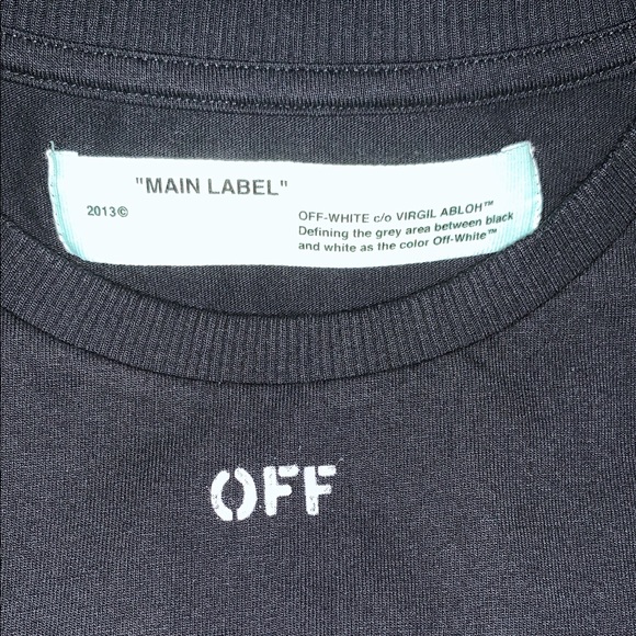 BRAND NEW WITH TAGS OFF WHITE REFLECTIVE TSHIRT - Picture 2 of 2